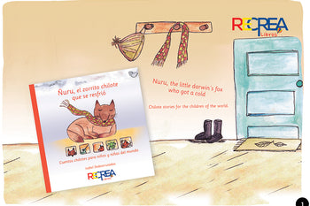 Láminas Kamishibai Ñuru, el zorrito chilote que se resfrió