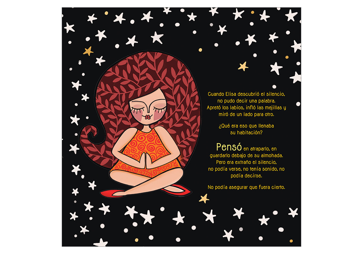 Elisa ríe en silencio