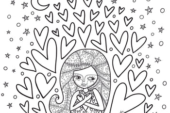To paint and enjoy: Colorable sheets for the month of the book (download them in the description)