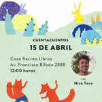 Mes del Libro: cuentacuentos con Nico Toro en Casa Recrea