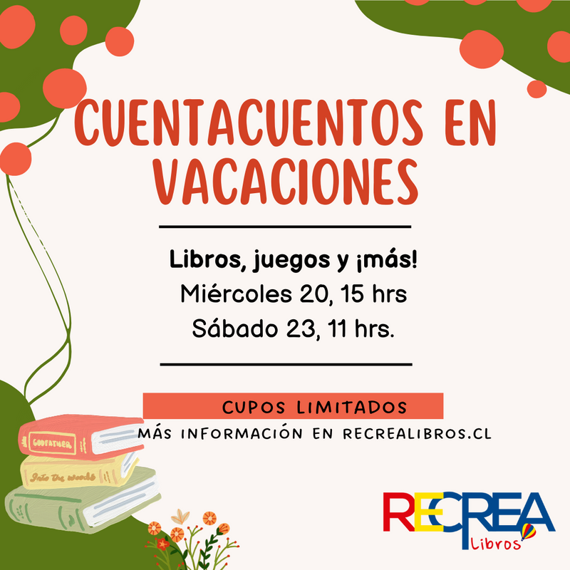 Cuentacuentos en vacaciones