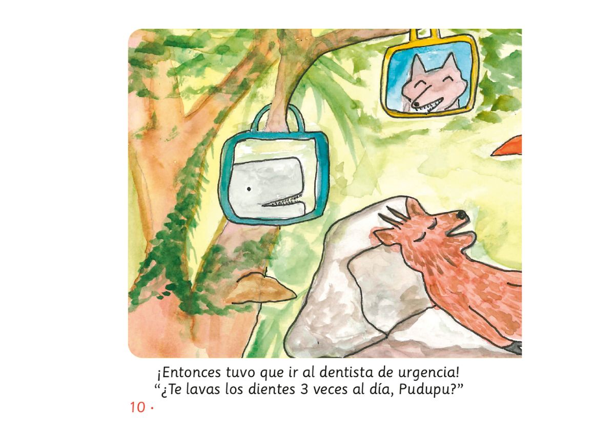 Pudupu, el pudú que no quería lavarse los dientes