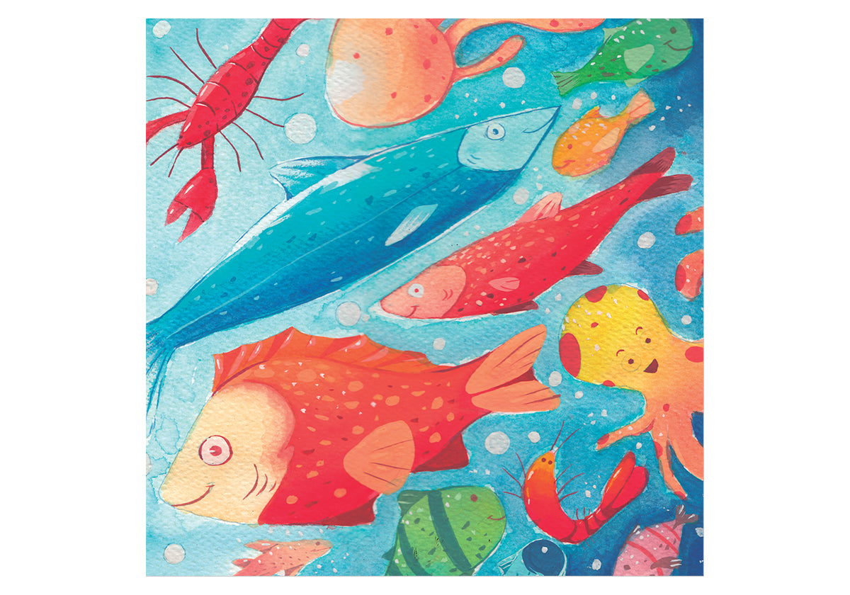 Un coral bajo el mar