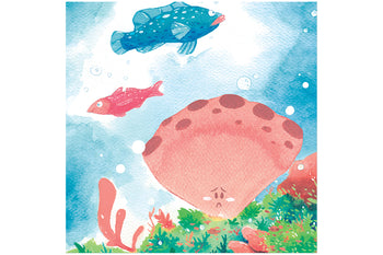 A coral under the sea