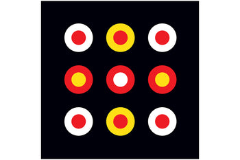 El bebé ve solo puntos