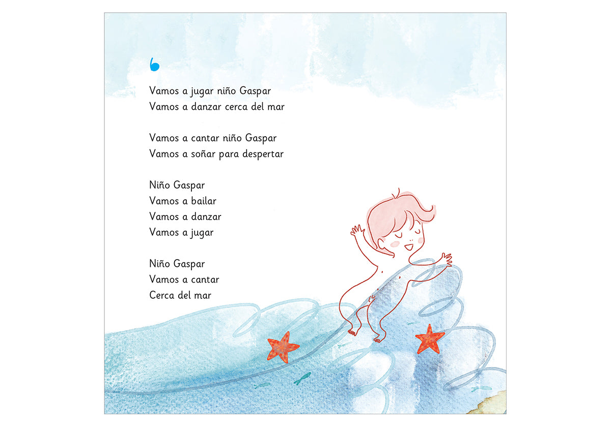 Niño Gaspar que viene del mar