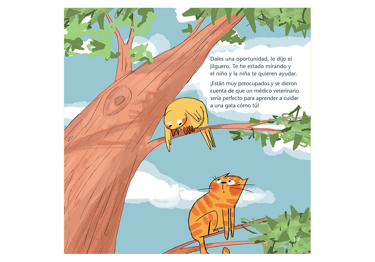 Noah and Opheline the cat