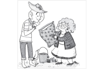 Pete Dospailas rema a casa