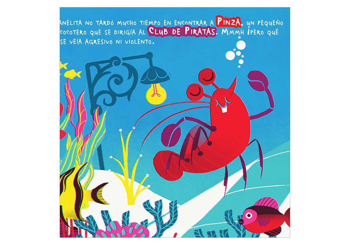 Investigadores acuáticos. Pinza, pirata, bailarín