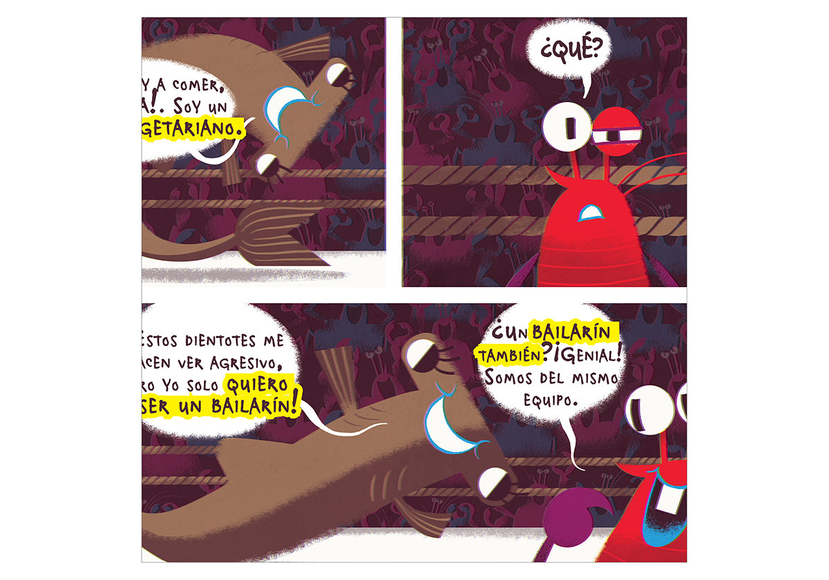 Investigadores acuáticos. Pinza, pirata, bailarín