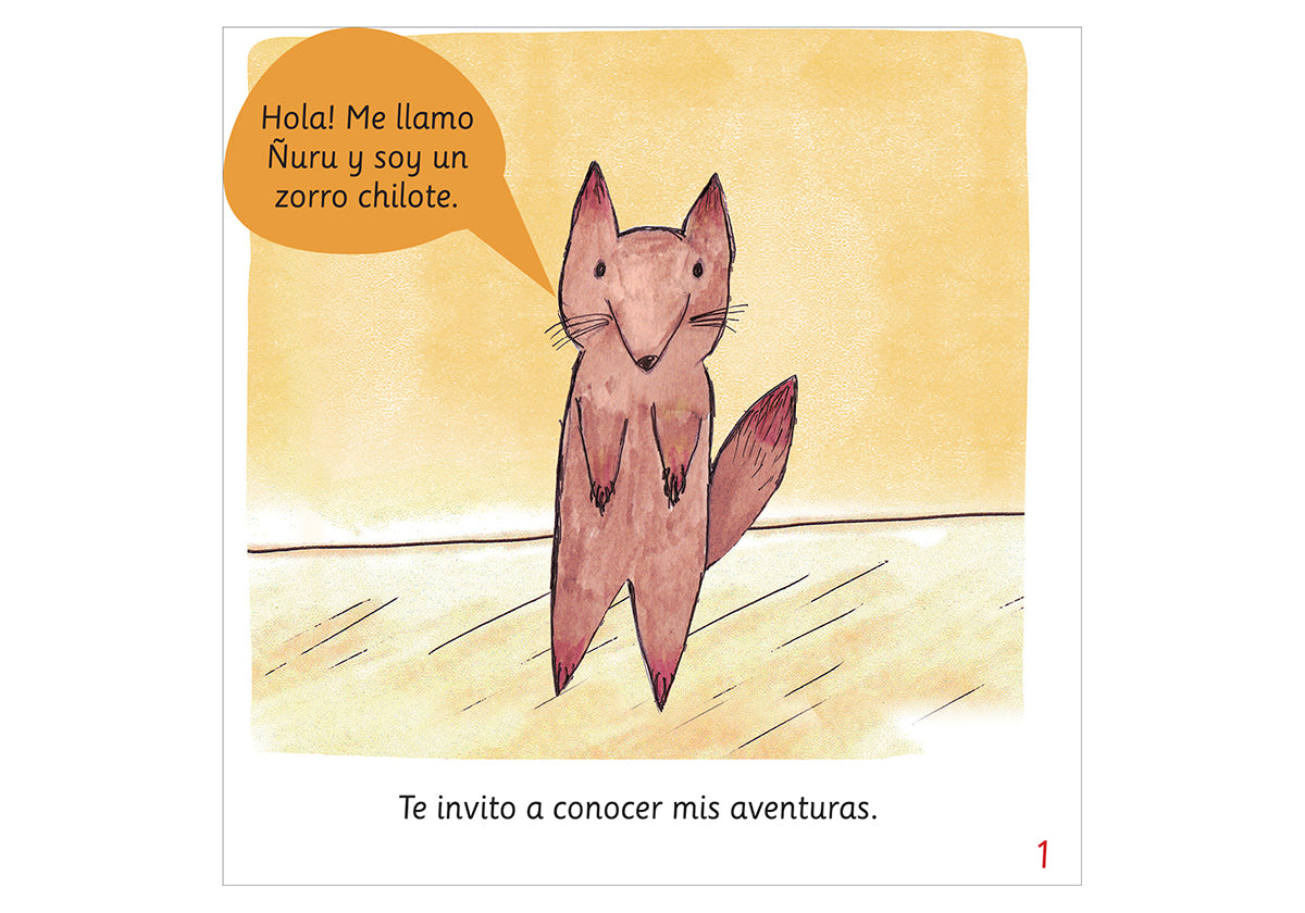 Ñuru, the Little Chilote Fox Who Got a Cold